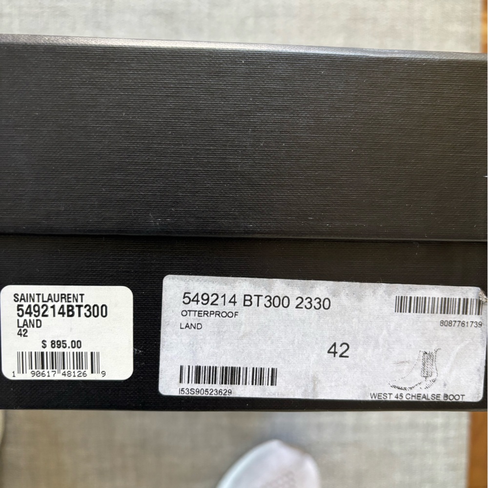 Saint Laurent West 45 Chelsea boots FR42 - Picture 7 of 8